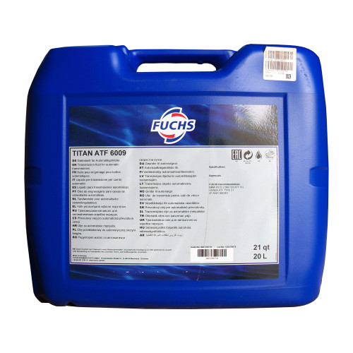FUCHS TITAN ATF 6009 미션오일 20L ZF9단