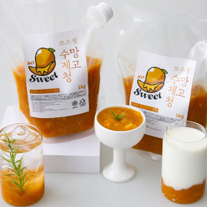 쏘스윗 수제청  망고청 1kg